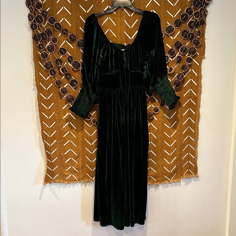 NWOT Christy Dawn Candace dress in Laurel - green velvet